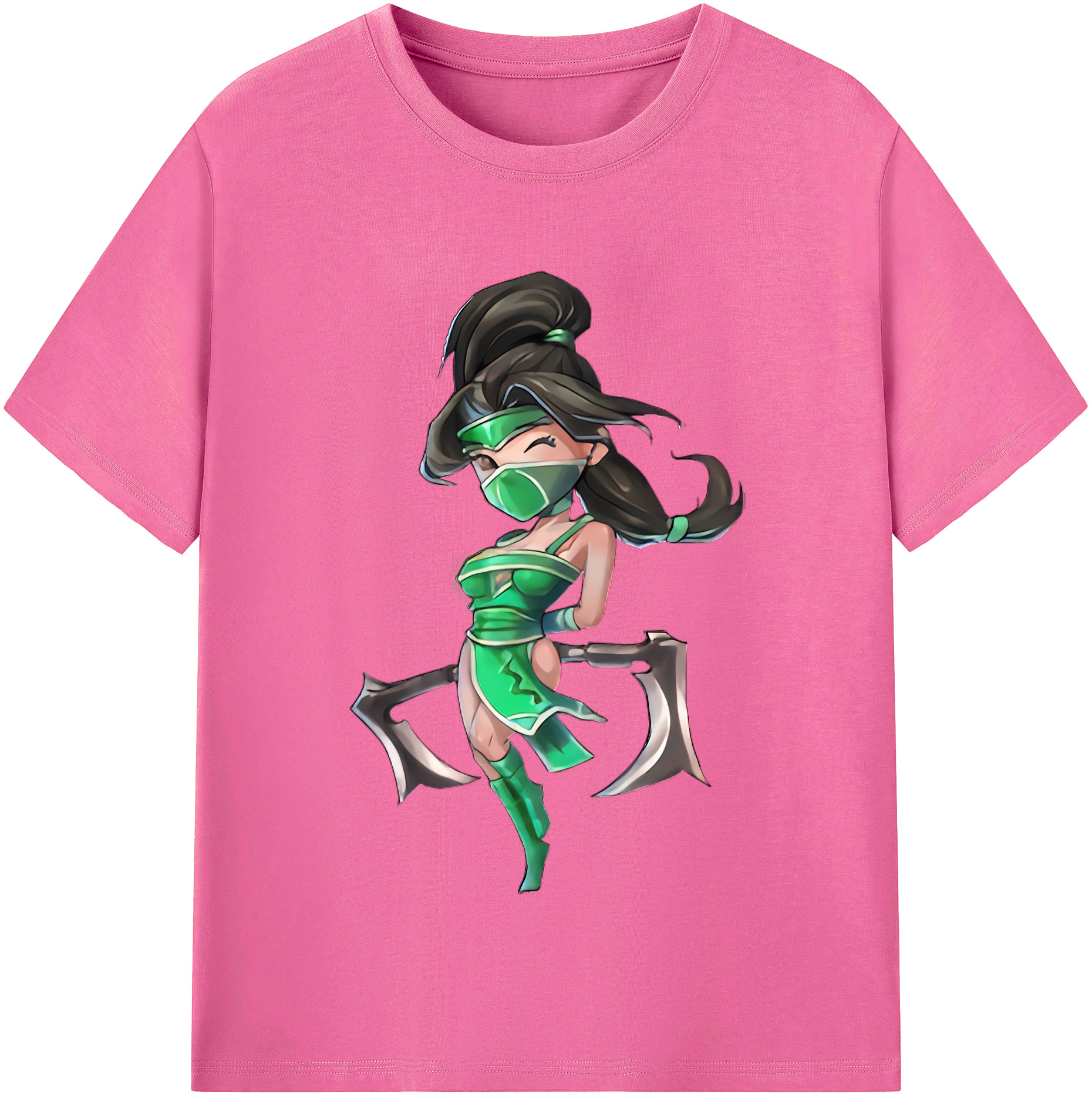 （画像用） リーグ・オブ・レジェンド League of Legends LOL レディースカジュアルプリントTシャツ（綿100％）